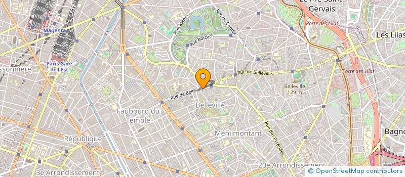 localisation de l'entreprise SARL DILAN à PARIS