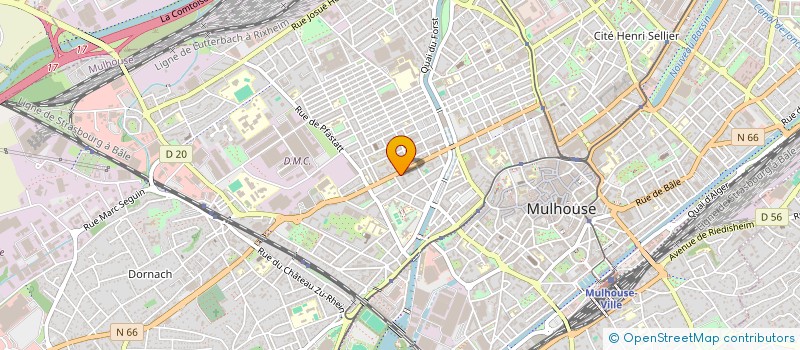 localisation de l'entreprise SARL DILAN  MULHOUSE