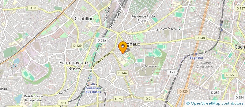 localisation de l'entreprise SARL DILBES  BAGNEUX