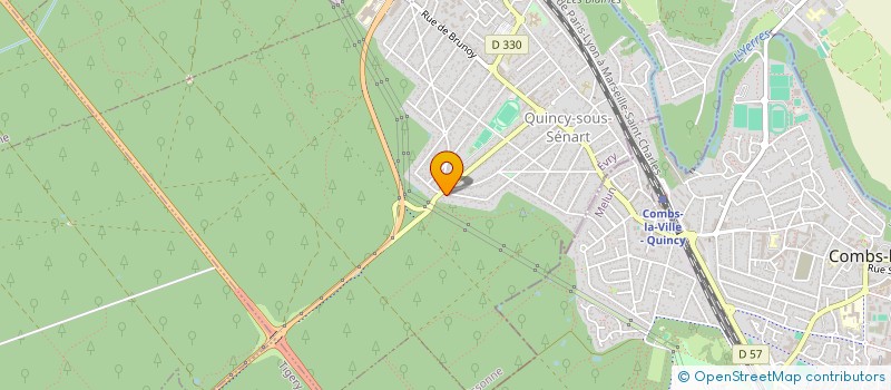 localisation de l'entreprise SARL DILIGEX  QUINCY-SOUS-SENART