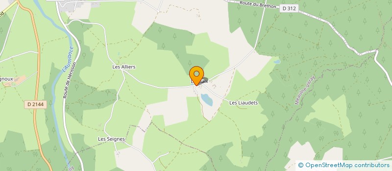 localisation de l'entreprise SARL DIMETAL à VALIGNY