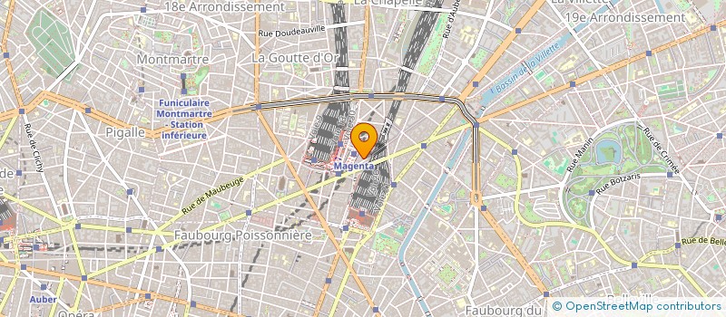 localisation de l'entreprise SARL DINAMIQUE BATI FRANCE  PARIS