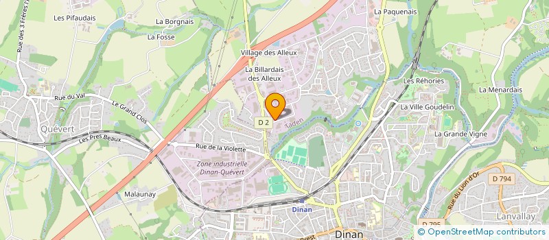 localisation de l'entreprise SARL DINAN AUTO SERVICES à TADEN