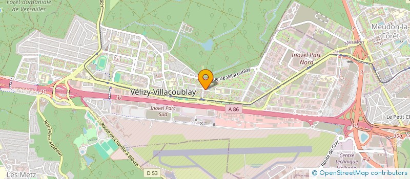 localisation de l'entreprise SARL DIOUF à VELIZY-VILLACOUBLAY
