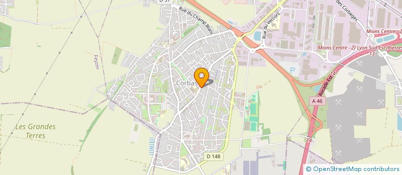 localisation de l'entreprise SARL DIPROMETAL à CORBAS