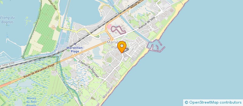 localisation de l'entreprise SARL DIRECT' CAVES à MARSEILLAN