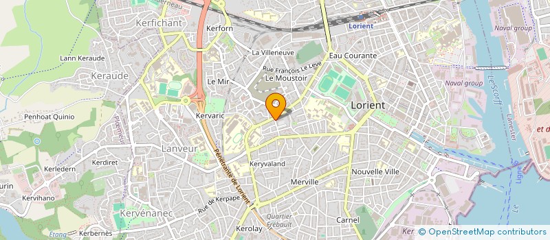 localisation de l'entreprise SARL DIRECTION CONTROLE MARCHES TRAVAUX à LORIENT