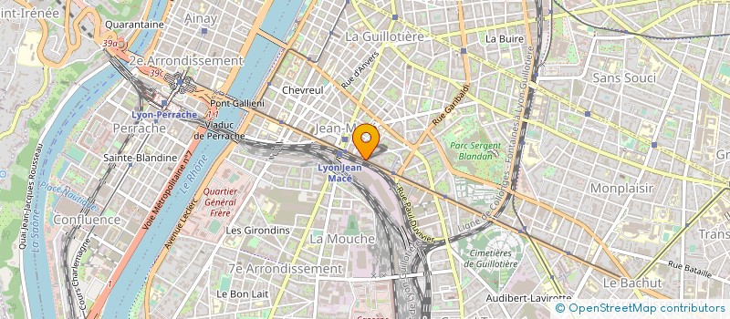 localisation de l'entreprise SARL DIRECTION OUTRE MER à LYON