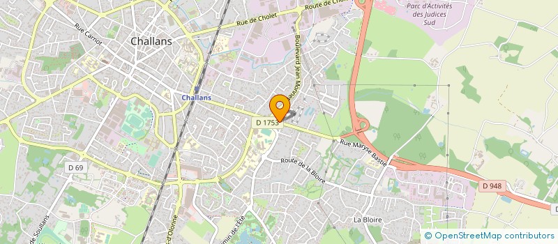 localisation de l'entreprise SARL DIS INFORMATIQUE à CHALLANS