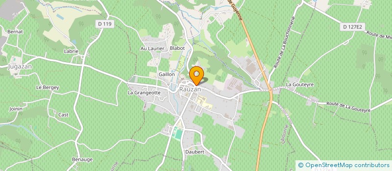 localisation de l'entreprise SARL DIS PAT à RAUZAN