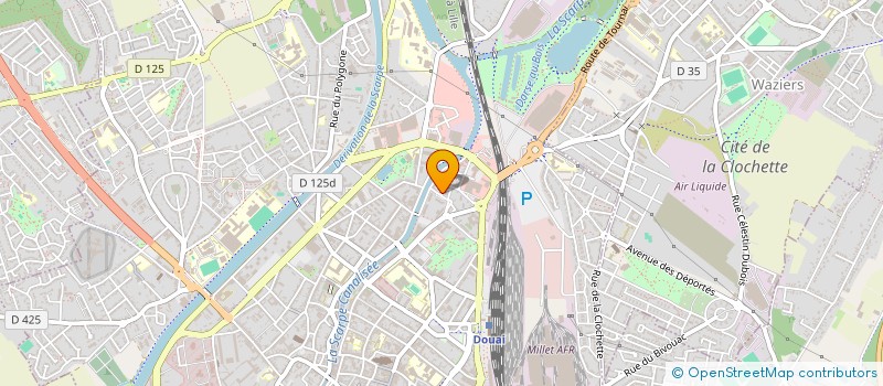 localisation de l'entreprise SARL DISCO POUDRIERE à DOUAI