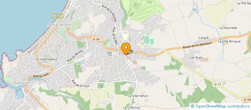 localisation de l'entreprise SARL DISCOUNT CONDUITE à PLENEUF-VAL-ANDRE