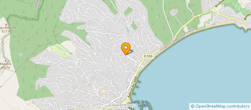 localisation de l'entreprise SARL DISPLAYTECH à CAVALAIRE-SUR-MER