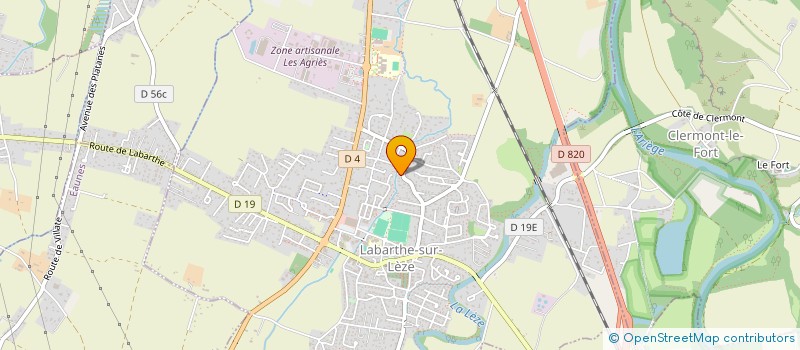 localisation de l'entreprise SARL DISSEGNA ET FILS à LABARTHE-SUR-LEZE