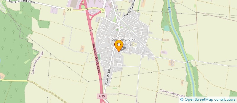 localisation de l'entreprise SARL DISTILLERIE LA GRANGE  EGUISHEIM