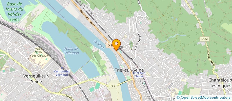 localisation de l'entreprise SARL DISTREAM à TRIEL-SUR-SEINE