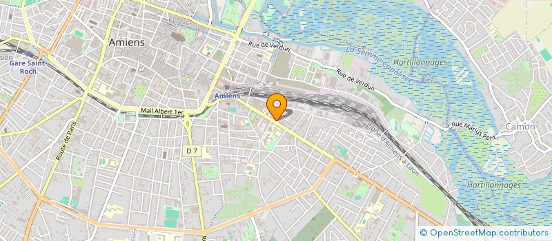localisation de l'entreprise SARL DISTRI 1 à AMIENS