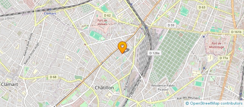 localisation de l'entreprise SARL DISTRI CHATILLON à CHATILLON
