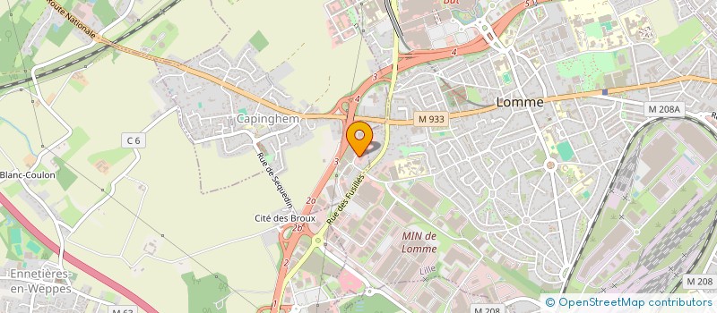 localisation de l'entreprise SARL DISTRI CUISINES à LILLE