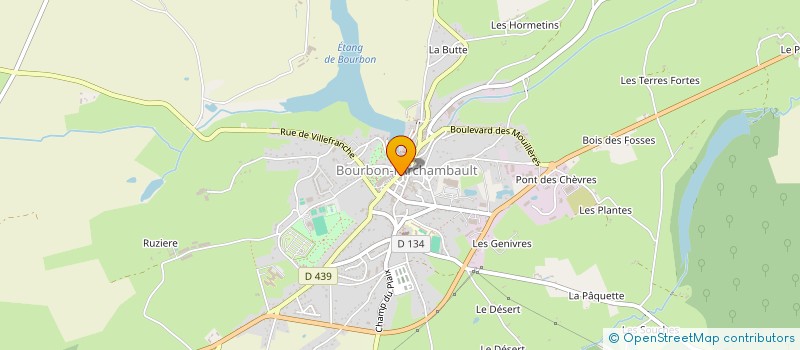 localisation de l'entreprise SARL DISTRI MARKET à BOURBON-L'ARCHAMBAULT