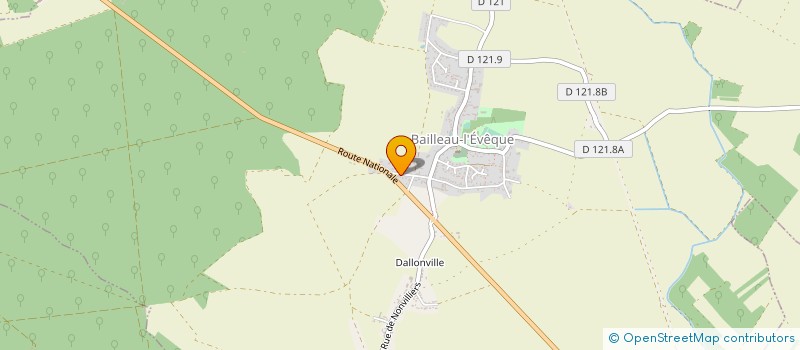 localisation de l'entreprise SARL DISTRIB' SERVICES à GASVILLE-OISEME