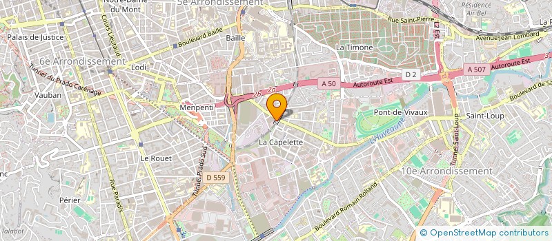 localisation de l'entreprise SARL DISTRIBOISSON à MARSEILLE