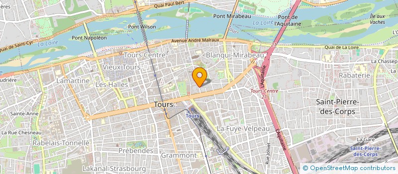 localisation de l'entreprise SARL DISTRIBUTION MONTOISE à TOURS