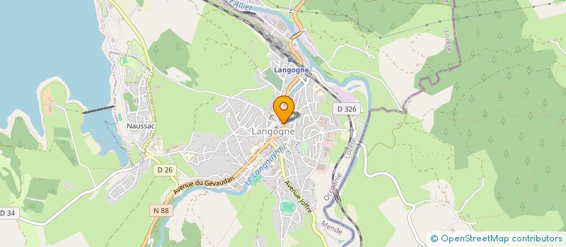 localisation de l'entreprise SARL DISTRIBUTION TEXTILE SALVESTRI  LANGOGNE