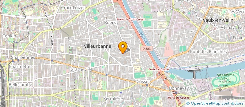 localisation de l'entreprise SARL DISTRICUIR à VILLEURBANNE