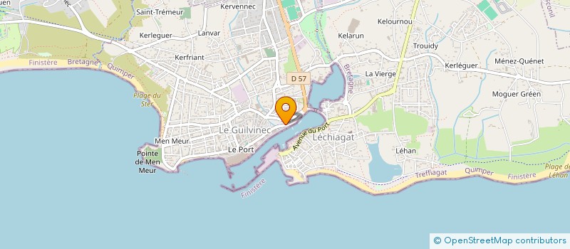 localisation de l'entreprise SARL DISTRIMER à GUILVINEC