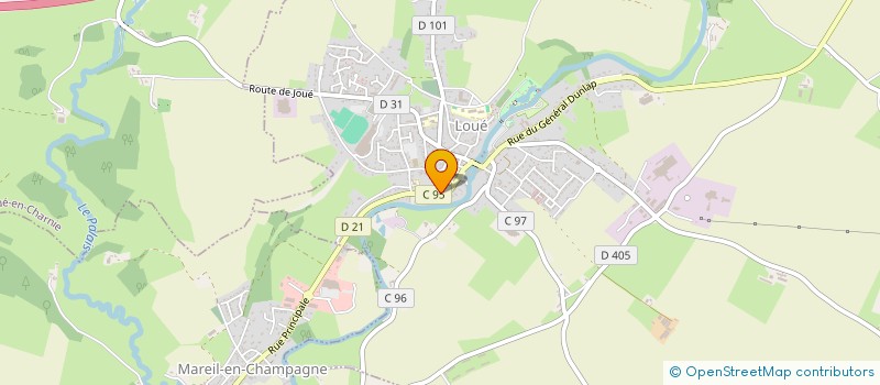 localisation de l'entreprise SARL DISTRIMOB à LOUE