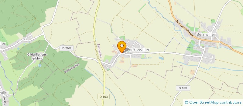 localisation de l'entreprise SARL DITNER à BERNWILLER