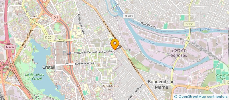 localisation de l'entreprise SARL DIVA  CRETEIL