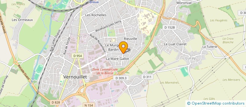 localisation de l'entreprise SARL DIVA BATI à DREUX