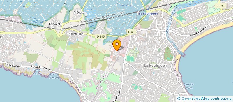 localisation de l'entreprise SARL DIVERRES à LE POULIGUEN