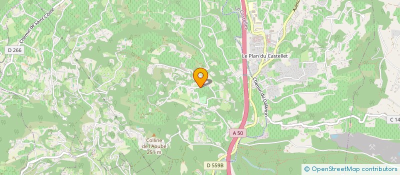 localisation de l'entreprise SARL DIVIN  LA CADIERE-D'AZUR