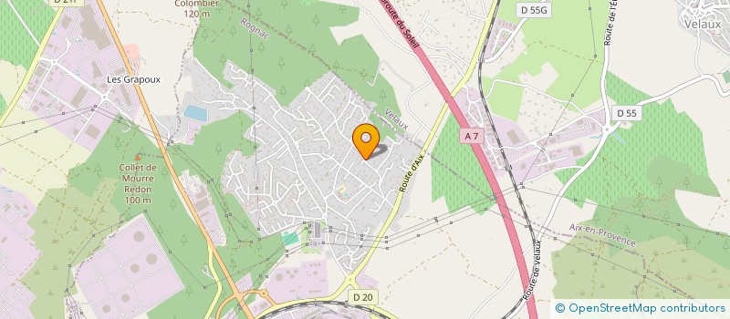 localisation de l'entreprise SARL DJAMI à ROGNAC