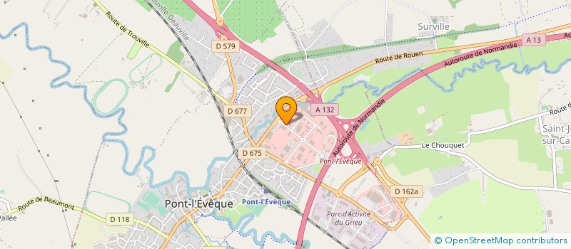 localisation de l'entreprise SARL DJANGO EDITIONS à PONT L'EVEQUE