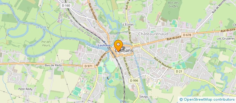 localisation de l'entreprise SARL DJD à LOUHANS