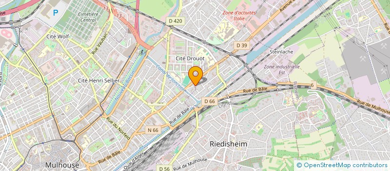 localisation de l'entreprise SARL DJD REPRO  RIEDISHEIM