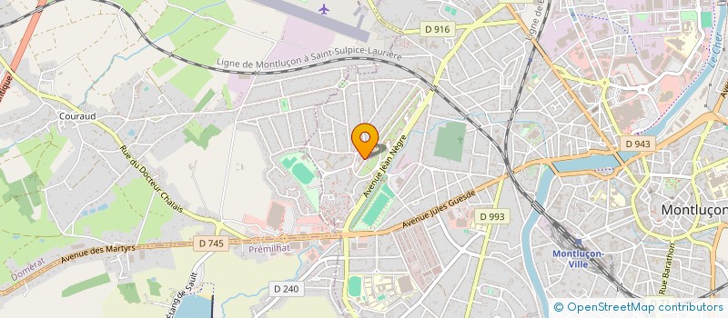 localisation de l'entreprise SARL DJELFA  MONTLUCON