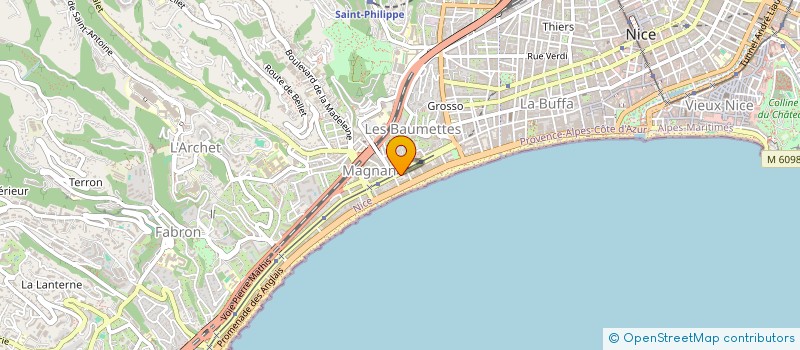 localisation de l'entreprise SARL DK  NICE