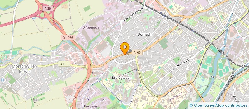 localisation de l'entreprise SARL DK ' RO  MULHOUSE