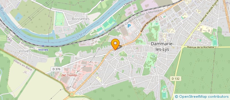 localisation de l'entreprise SARL DL TRANSPORTS à DAMMARIE-LES-LYS