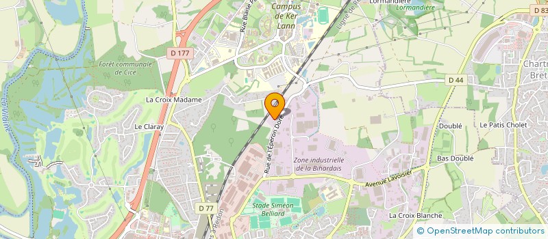 localisation de l'entreprise SARL DLFH  BRUZ