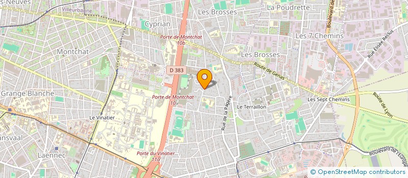 localisation de l'entreprise SARL DLS SECURITE GROUP à BRON
