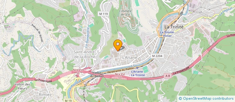 localisation de l'entreprise SARL DMC NET'J à NICE