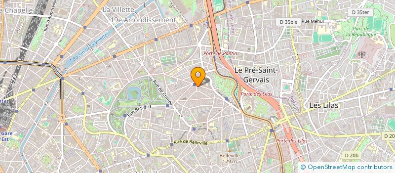 localisation de l'entreprise SARL DMF  PARIS