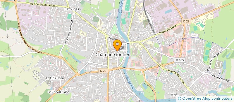 localisation de l'entreprise SARL DMJC à CHATEAU-GONTIER-SUR-MAYENNE