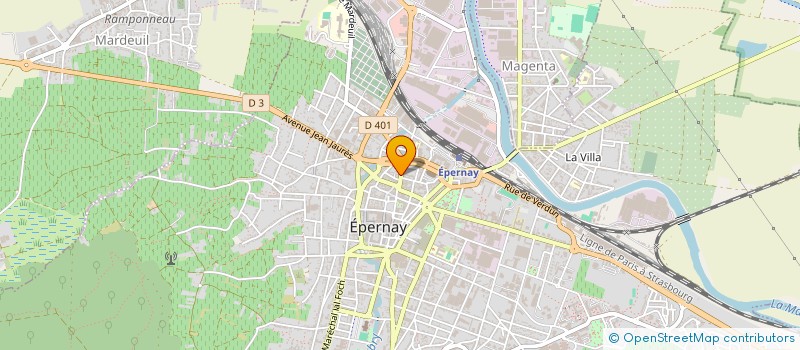 localisation de l'entreprise SARL DMPP DEVELOPPEMENT à EPERNAY